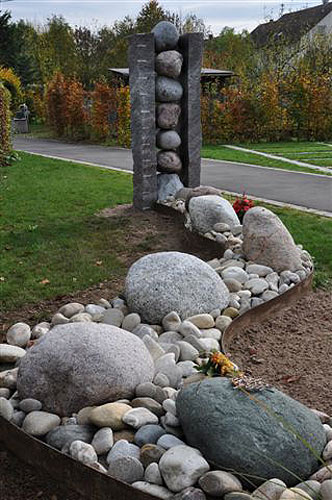 Gemeinschaftsgrabanlage auf dem Friedhof in Pleidelsheim